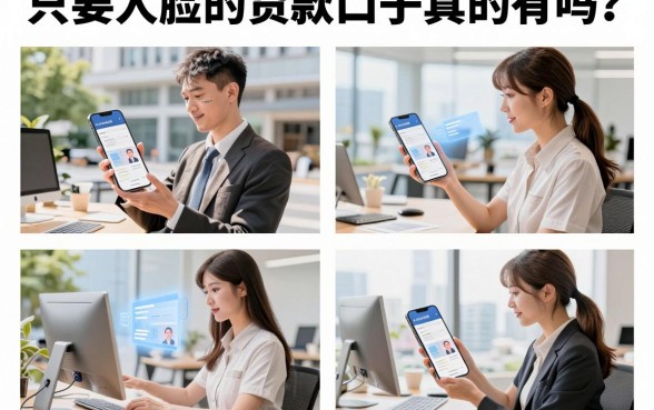 只要人脸的贷款口子真的有吗？2026年刷脸必下款的正规平台推荐