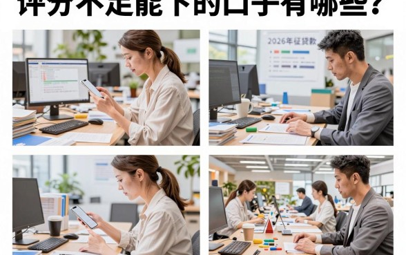 评分不足能下的口子有哪些？盘点2026年征信花也能下款的平台