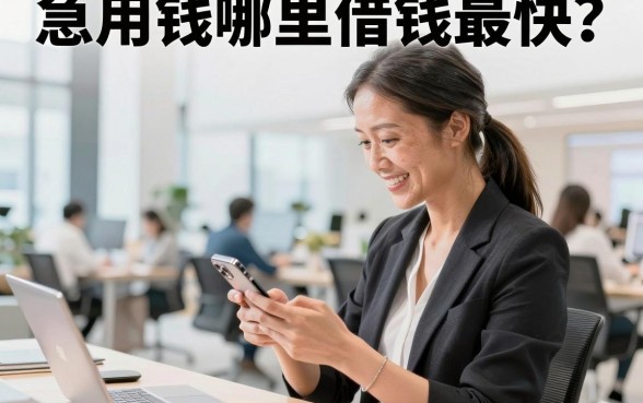 急用钱哪里借钱最快?正规平台当天放款靠谱推荐