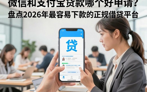 微信和支付宝贷款哪个好申请?盘点2026年最容易下款的正规借贷平台