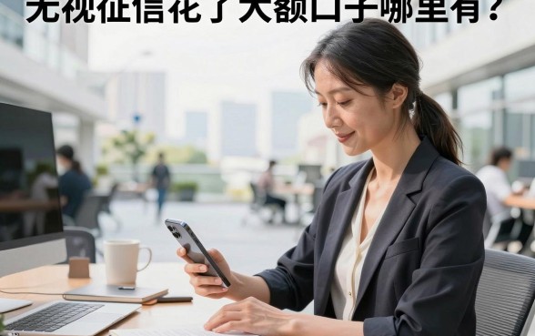 无视征信花了大额口子哪里有?征信花户能下款的大额口子推荐