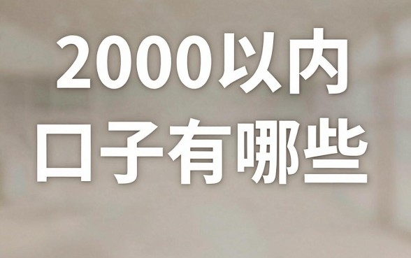 2000以内借款口子有哪些,正规靠谱的借款平台推荐