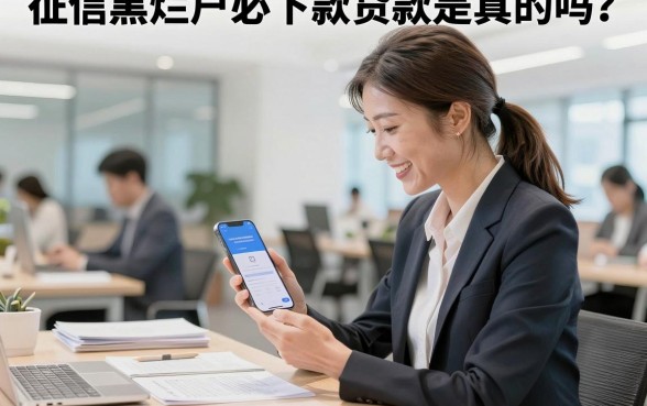 征信黑烂户必下款贷款是真的吗？黑户哪里能贷到钱？