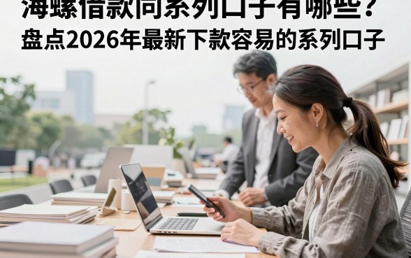 海螺借款同系列口子有哪些?盘点2026年最新下款容易的系列口子