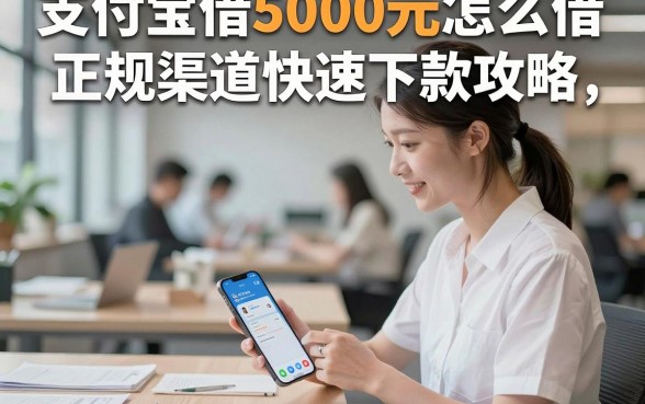 支付宝借5000元怎么借，正规渠道快速下款攻略
