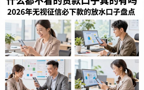 什么都不看的贷款口子真的有吗,2026年无视征信必下款的放水口子盘点