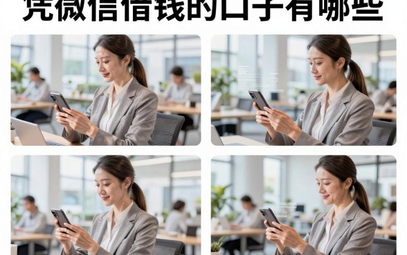 凭微信借钱的口子有哪些，正规靠谱的微信借钱平台推荐