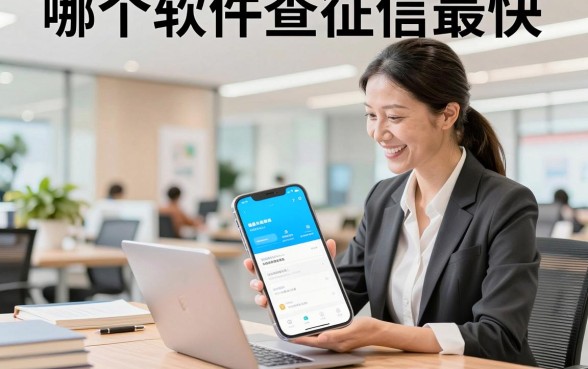 哪个软件查征信最快，手机上查个人征信用什么软件好