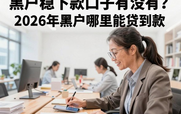 黑户稳下款口子有没有?2026年黑户哪里能贷到款