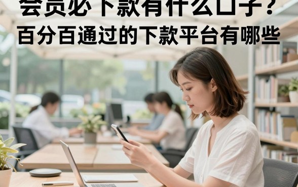会员必下款有什么口子？百分百通过的下款平台有哪些
