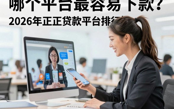 哪个平台最容易下款？2026年正规贷款平台排行榜前十名推荐