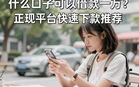 什么口子可以借款一万?正规平台快速下款推荐