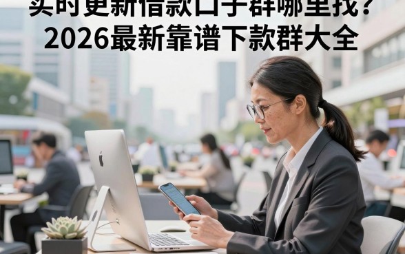 实时更新借款口子群哪里找？2026最新靠谱下款群大全