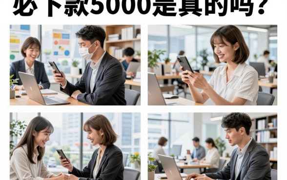 必下款5000是真的吗？2026年黑户也能秒下的口子有哪些