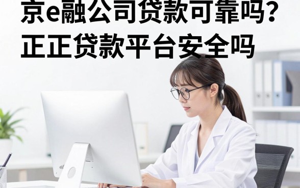 京e融公司贷款可靠吗？正规贷款平台安全吗
