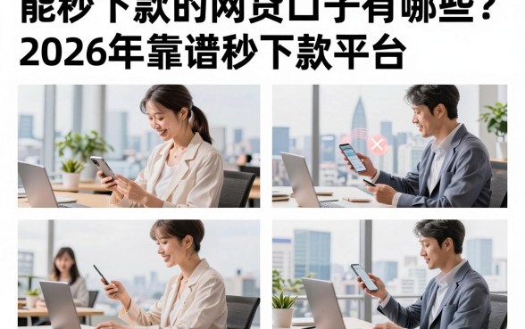 能秒下款的网贷口子有哪些？2026年靠谱秒下款平台推荐