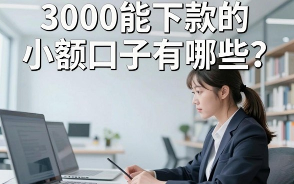 3000能下款的小额口子有哪些?哪个平台审核快容易通过?
