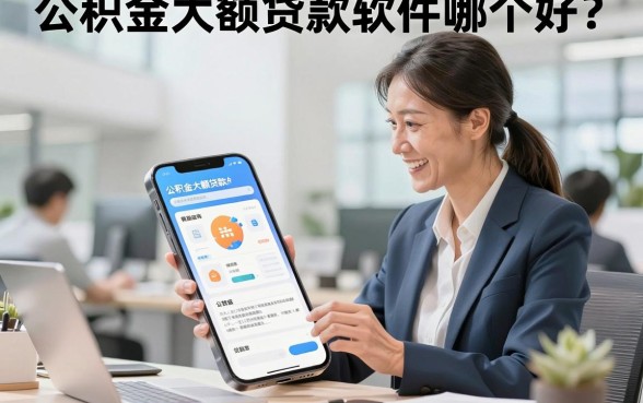 公积金大额贷款软件哪个好？正规低息平台推荐