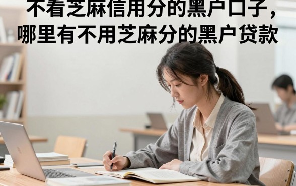 不看芝麻信用分的黑户口子,哪里有不用芝麻分的黑户贷款?