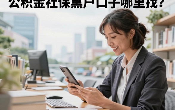 公积金社保黑户口子哪里找?黑户怎么申请公积金贷款口子