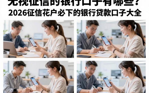 无视征信的银行口子有哪些？2026征信花户必下的银行贷款口子大全
