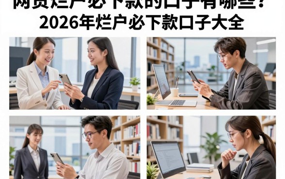 网贷烂户必下款的口子有哪些?2026年烂户必下款口子大全