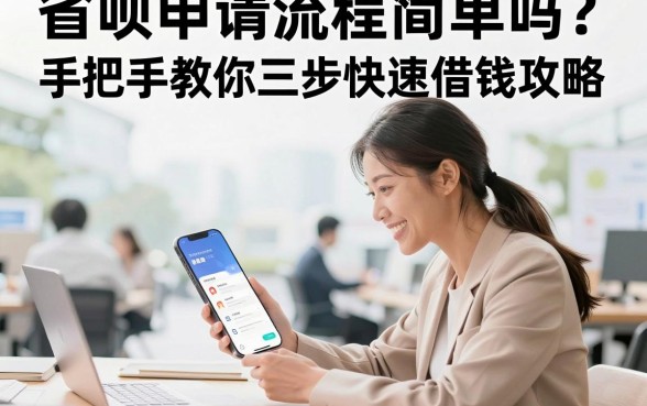 省呗申请流程简单吗？手把手教你三步快速借钱攻略