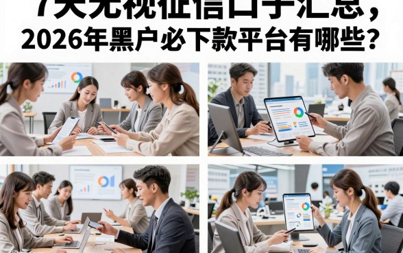 7天无视征信口子汇总，2026年黑户必下款平台有哪些？