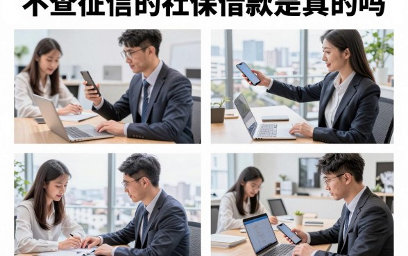 不查征信的社保借款是真的吗，有社保哪里可以借钱不查征信