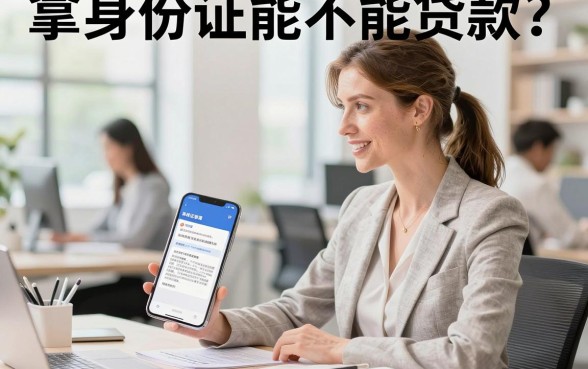 拿身份证能不能贷款？只拿身份证可以贷款吗