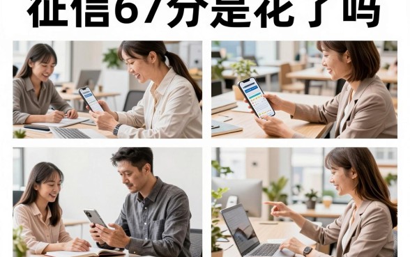 征信67分是花了吗，征信评分低怎么快速恢复