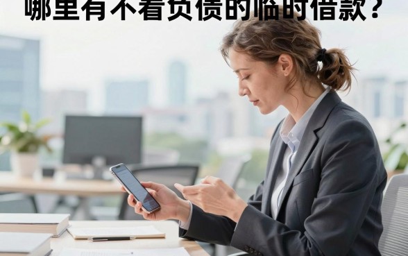 哪里有不看负债的临时借款?无视负债的网贷口子有哪些