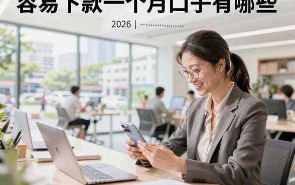 容易下款一个月口子有哪些,2026年不看征信秒下的口子推荐