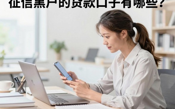 征信黑户的贷款口子有哪些?黑户怎么贷款马上到账