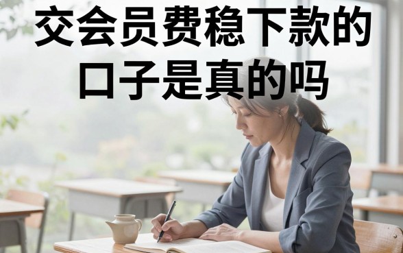 交会员费稳下款的口子是真的吗，交会费必下款的贷款有哪些