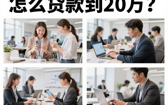 怎么贷款到20万？正规银行申请条件与流程详解