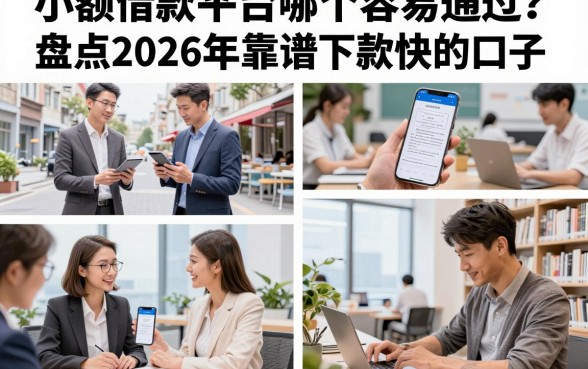 小额借款平台哪个容易通过?盘点2026年靠谱下款快的口子