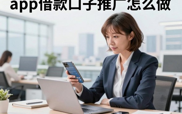 app借款口子推广怎么做,正规贷款渠道哪里找