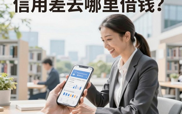 信用差去哪里借钱？征信不好哪里可以借到钱