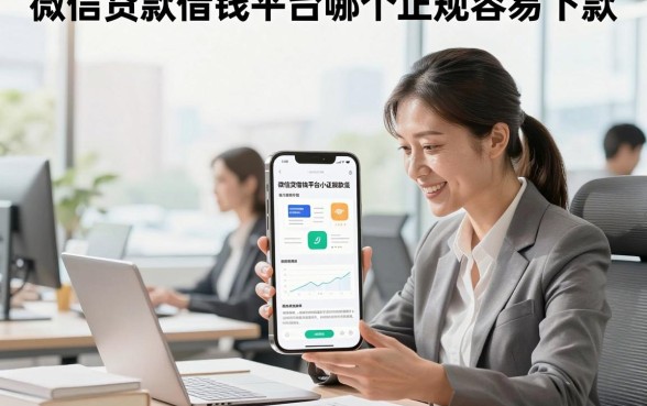 微信贷款借钱平台哪个正规容易下款，2026年靠谱的微信小额贷款推荐