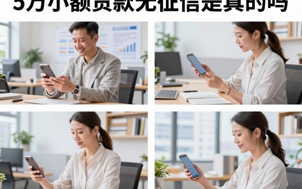 5万小额贷款无征信是真的吗?不看征信哪里能贷?