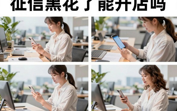 征信黑花了能开店吗,征信不好怎么办理营业执照