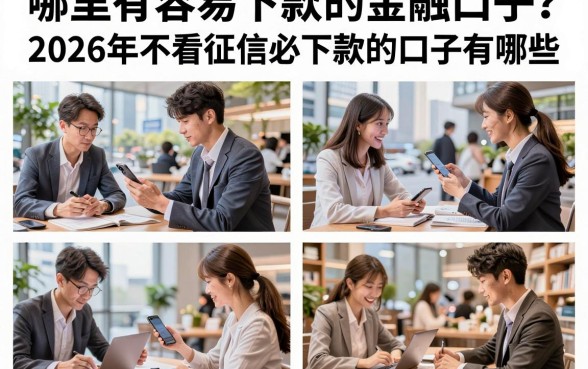 哪里有容易下款的金融口子？2026年不看征信必下款的口子有哪些