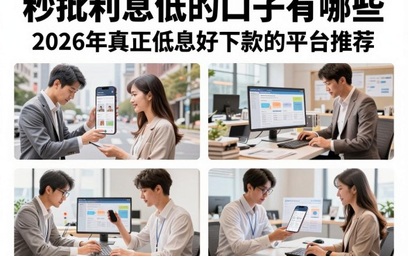 秒批利息低的口子有哪些,2026年真正低息好下款的平台推荐
