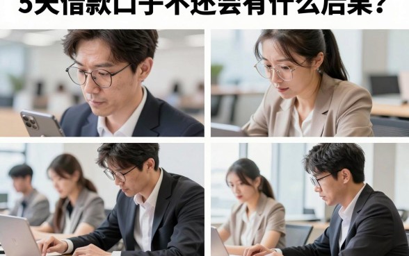 5天借款口子不还会有什么后果？逾期不还上征信吗
