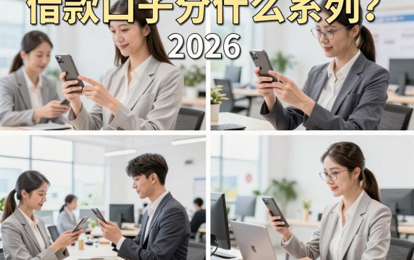 借款口子分什么系列?2026最新靠谱系列盘点