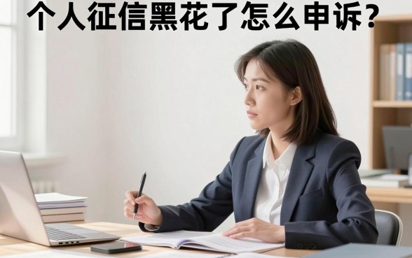 个人征信黑花了怎么申诉？征信黑名单如何申请异议消除