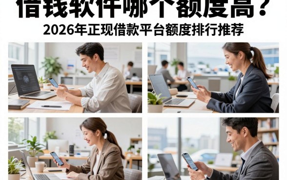 借钱软件哪个额度高？2026年正规借款平台额度排行推荐