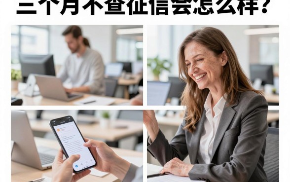 三个月不查征信会怎么样？三个月不查征信对贷款有影响吗