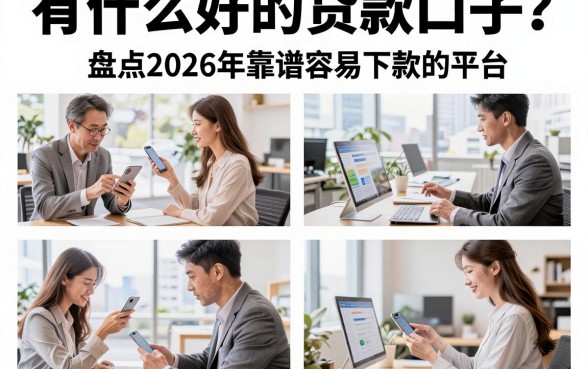 有什么好的贷款口子？盘点2026年靠谱容易下款的平台